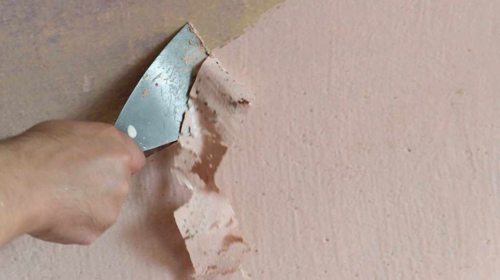 how to remove old paint from walls