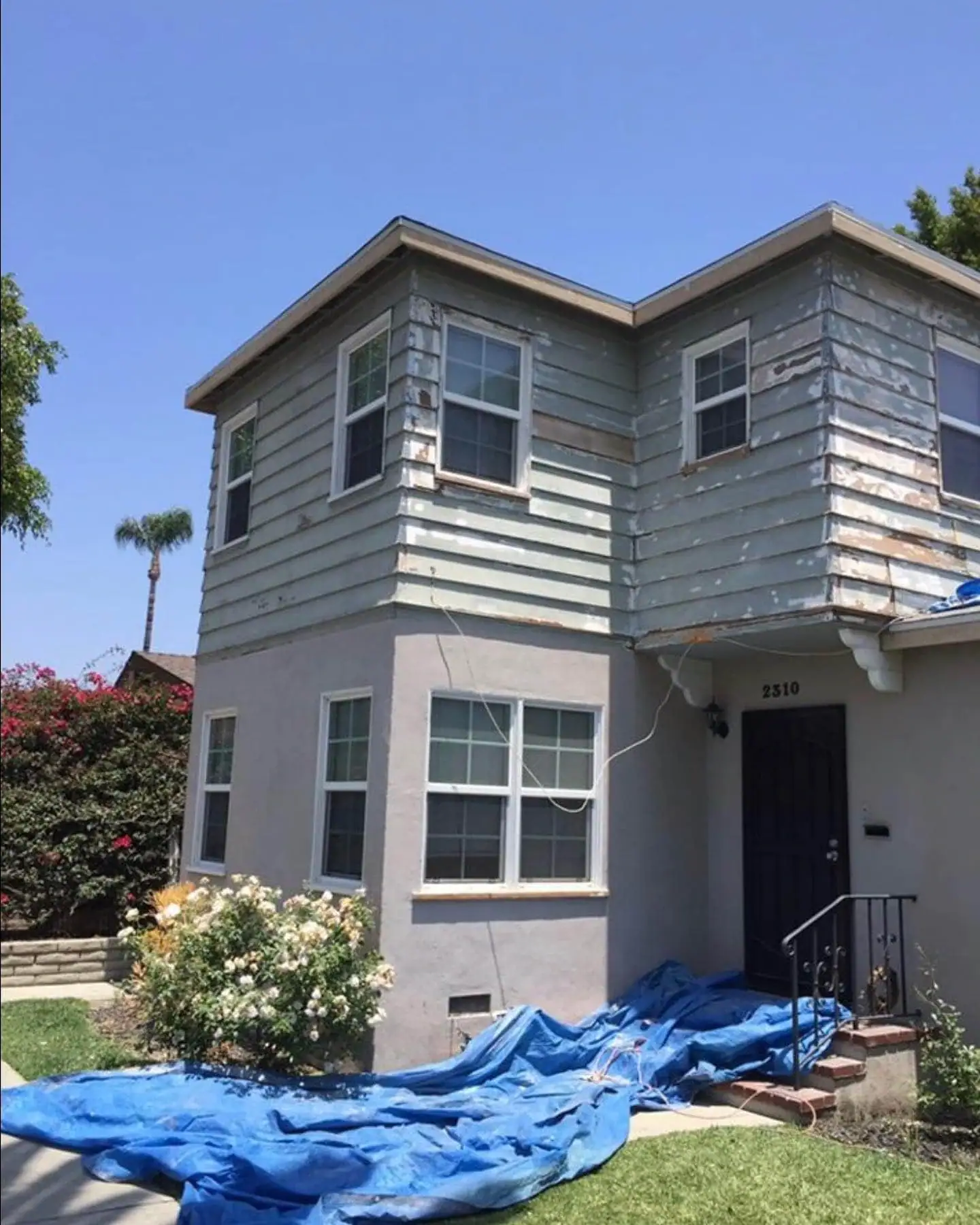 before-exterior-painting-Manhattan-Beach
